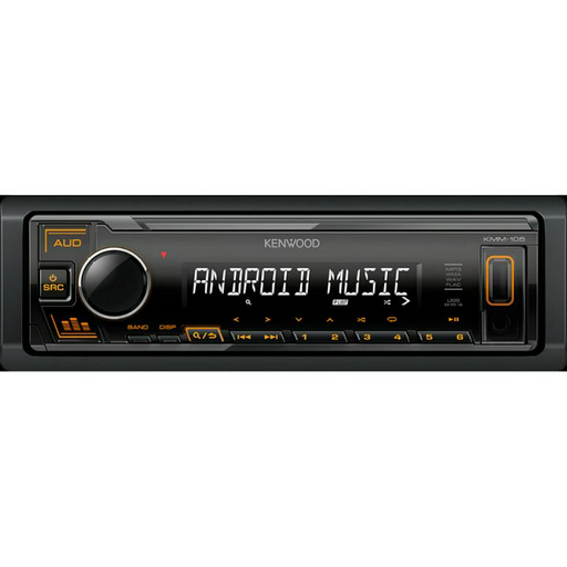 Автомагнитола Kenwood KMM-105AY черная 