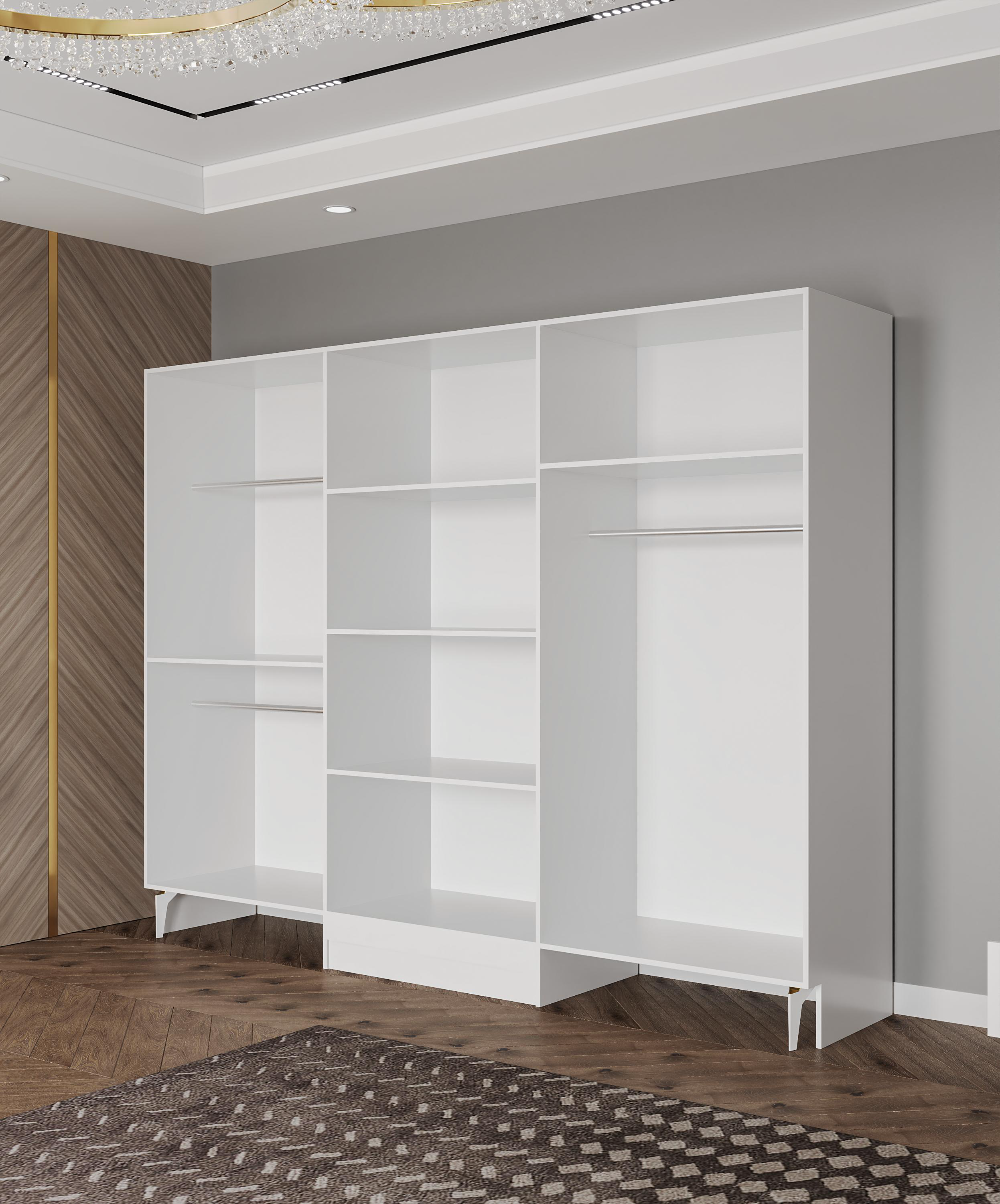 Гарнитур спальный Mebel Luxe Феликс серо-белый купить,NaN