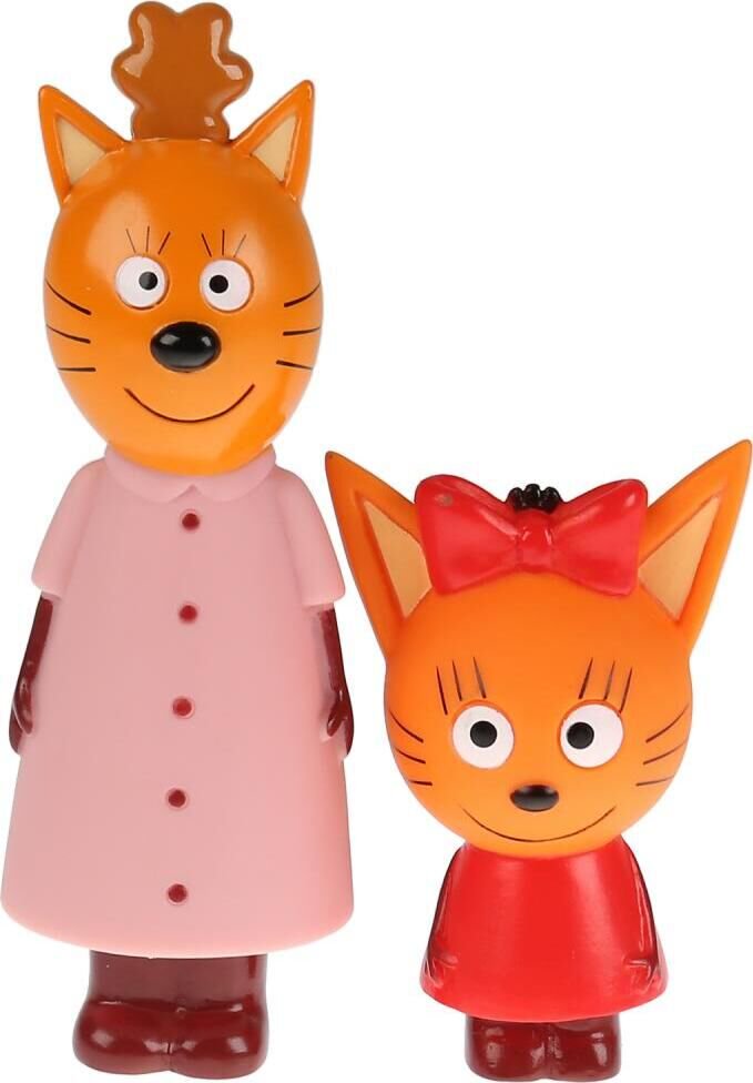 Игрушка для ванны  Три Кота  Мама и Карамелька