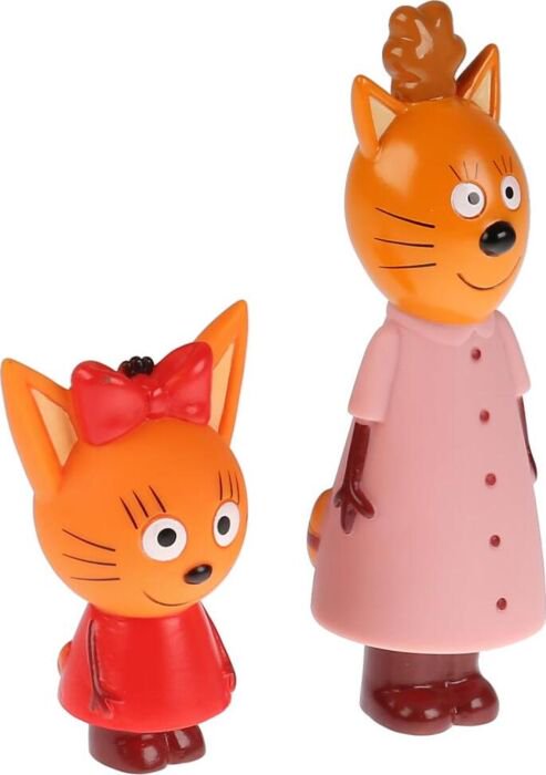 Игрушка для ванны  Три Кота  Мама и Карамелька купить,0