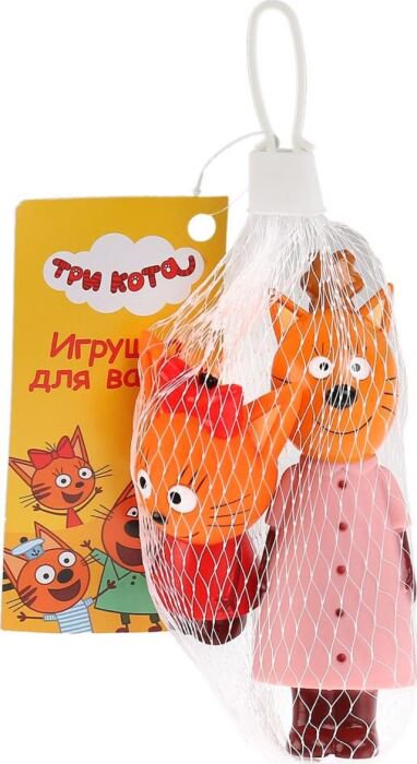Игрушка для ванны  Три Кота  Мама и Карамелька купить,0