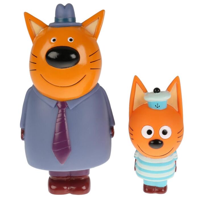 Игрушка для ванны  Три Кота  Папа и Коржик