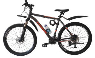 Велосипед Trinx m1000 27,5" 19 черно-оранжевый