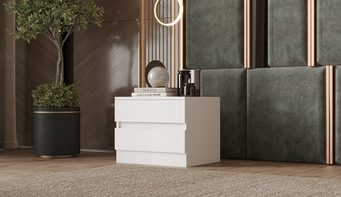 Гарнитур спальный Mebel Luxe Тедди 6Д белый купить,NaN