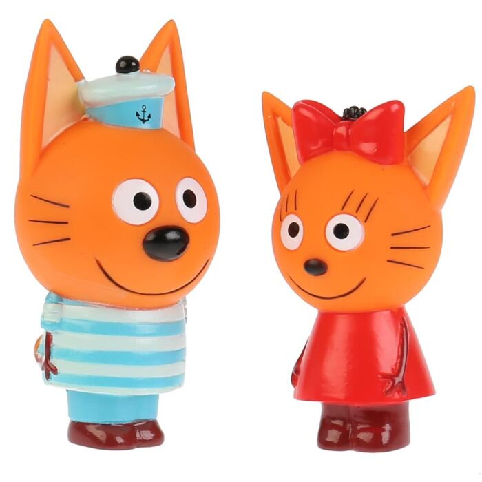 Игрушка для ванны  Три Кота Карамелька и Коржик купить,NaN
