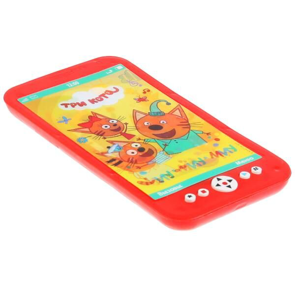 Игрушка  Три кота Телефон  с голографическим экраном купить,NaN