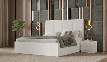 Гарнитур спальный Mebel Luxe Тедди 4Д белый купить,NaN
