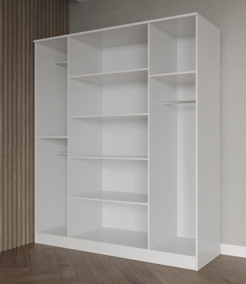 Гарнитур спальный Mebel Luxe Ева серо-белый купить,NaN