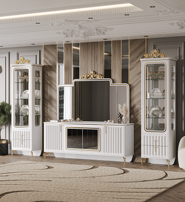 Комплект Mebel Luxe Флория 320х233см белый купить,NaN