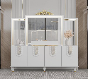 Стенка Mebel Luxe Аделина 300х250см белый купить,NaN