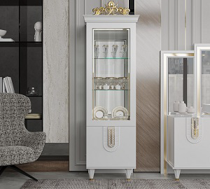 Стенка Mebel Luxe Аделина 300х250см белый купить,NaN