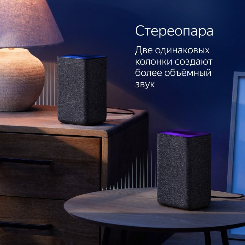 Умная колонка Яндекс Станция 2 YNDX-00051 черный купить,NaN