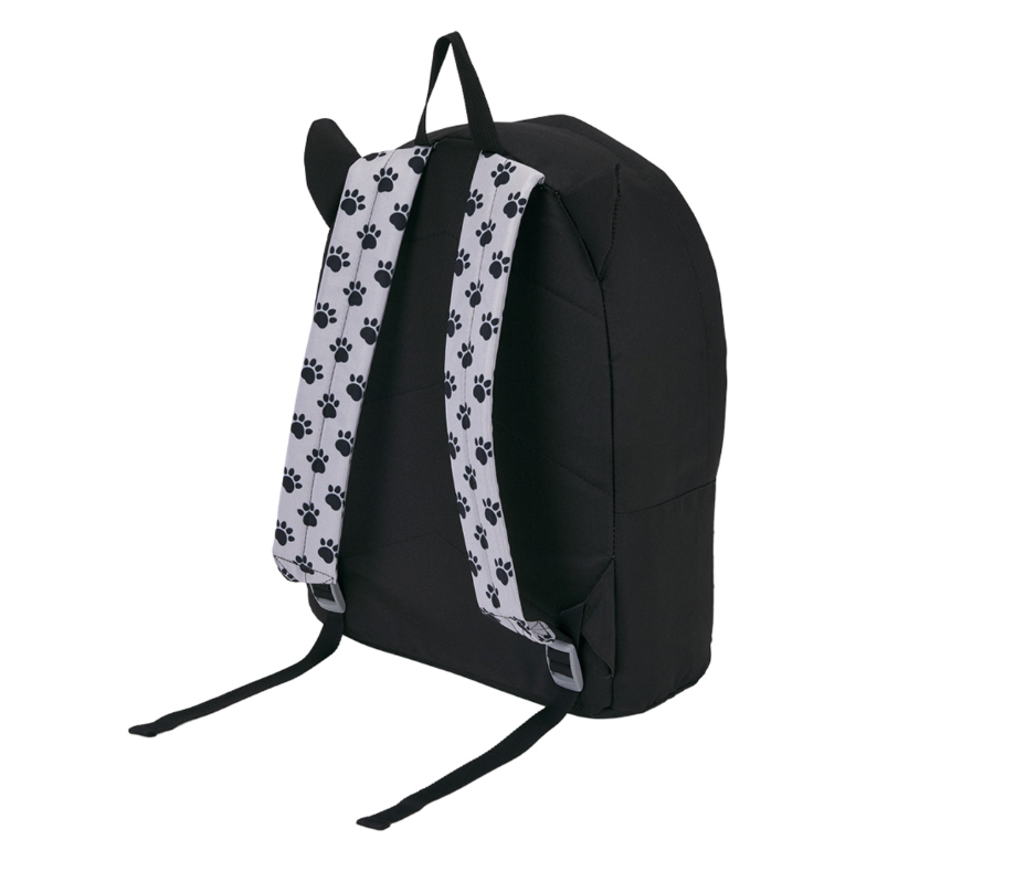 Рюкзак Erich Krause EasyLine Animals 17L Meow 29x39x13см черный купить,NaN