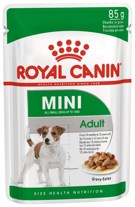 Корм Royal Canin Mini Adult мелкие породы 85 г 12 шт