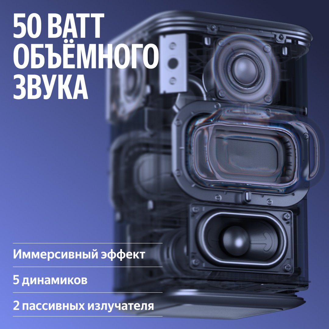 Умная колонка Яндекс Станция 3 YNDX-00060GRY Серый