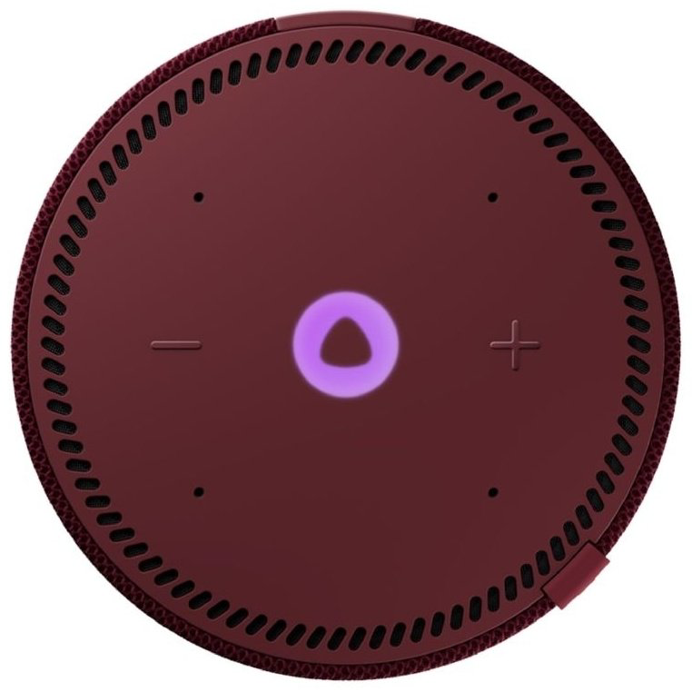 Умная колонка Яндекс Станция Мини с часами YNDX-00020 красный купить,NaN