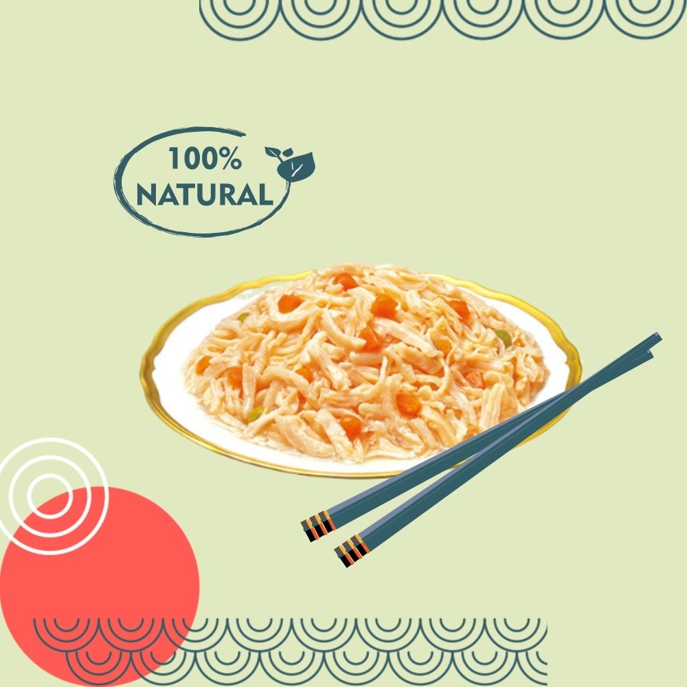 Корм INABA Teishibo Куриное филе с овощами в желе 80 г 1 шт