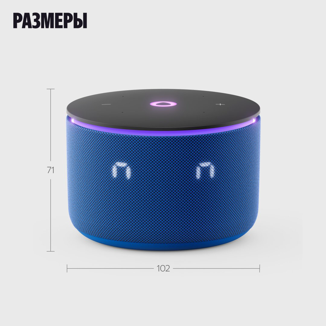 Умная колонка Яндекс Мини 3 Про YNDX-00059BLU Синий - ForteMarket Умная колонка Яндекс Мини 3 Про YNDX-00059BLU Синий купить,64990