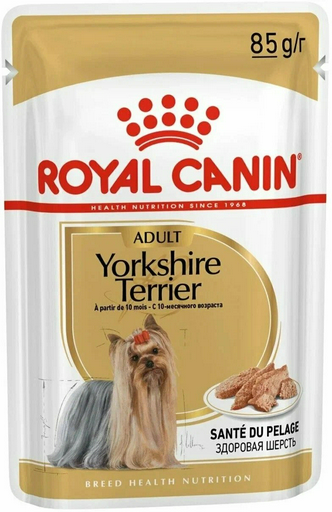 Корм Royal Canin Yorkshire Terrier Птица паштет для мелких пород 85 г 12 шт