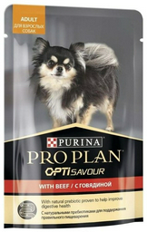 Корм Pro Plan OPTIsavour для мелких пород говядина 100 г
