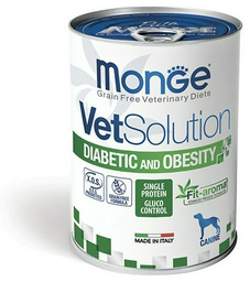 Корм Monge VetSolution Diabetic &amp; Obesity при диабете или ожирении 400 г 1 шт