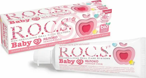 Паста зубная  R.O.C.S. Baby  Яблоко  35 мл  0- 3 года