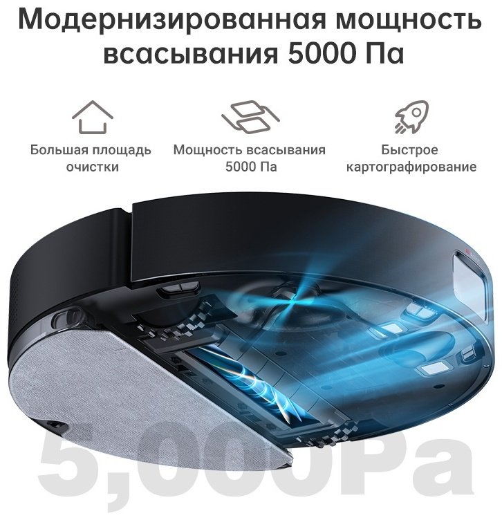 Робот-пылесос DREAME D10s Pro черный