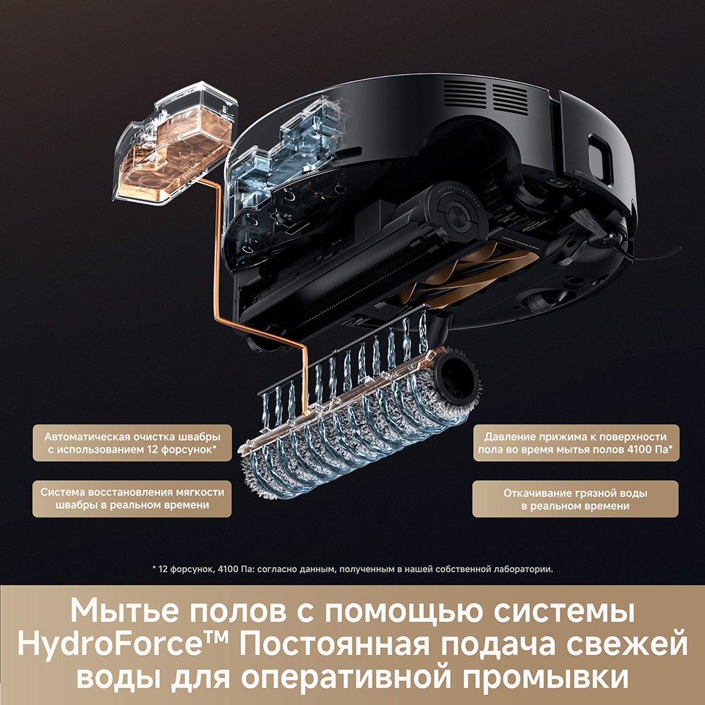 Робот-пылесос TROUVER Z60 Ultra Roller Complete HMH36A RLZ83CE-1 черный купить,589990
