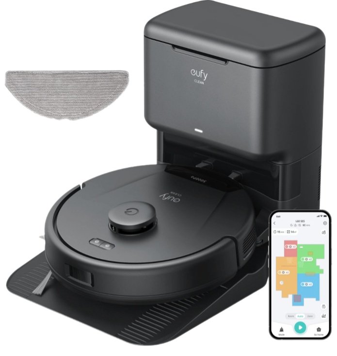 Робот-пылесос EUFY L60 Hybrid черный купить,NaN