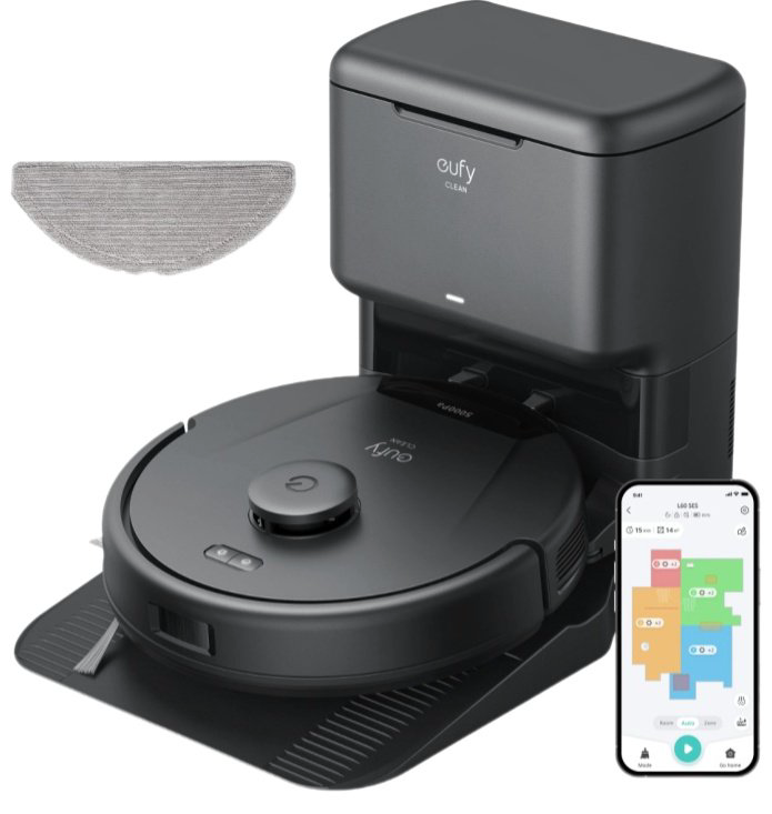 Робот-пылесос EUFY L60 Hybrid черный купить,NaN