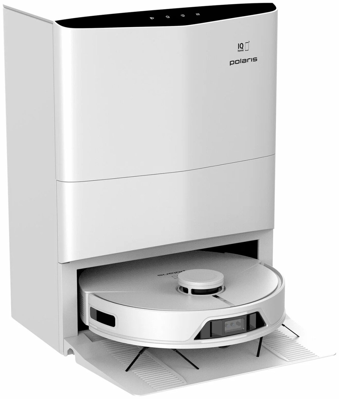 Робот-пылесос Polaris PVCRAC 7750 WIFI IQ Home белый купить,NaN