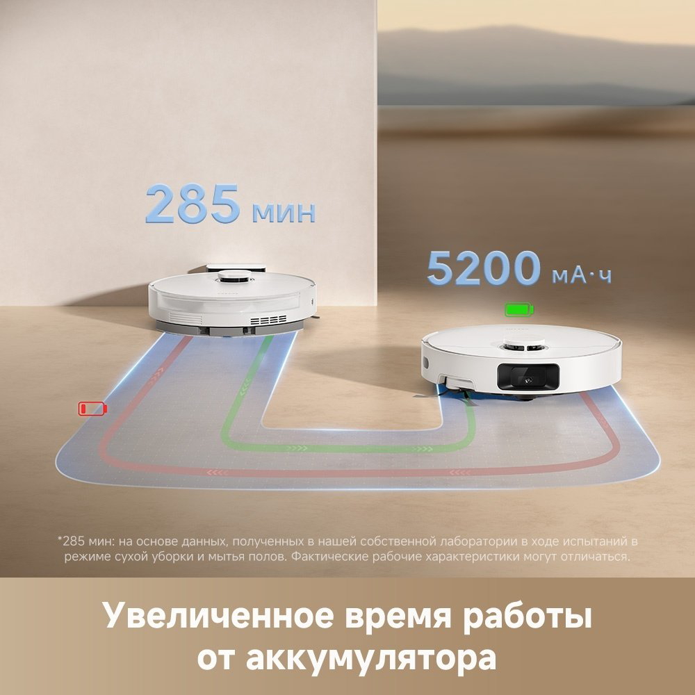 Робот-пылесос DREAME Robot Vacuum D20 Pro белый купить,114990