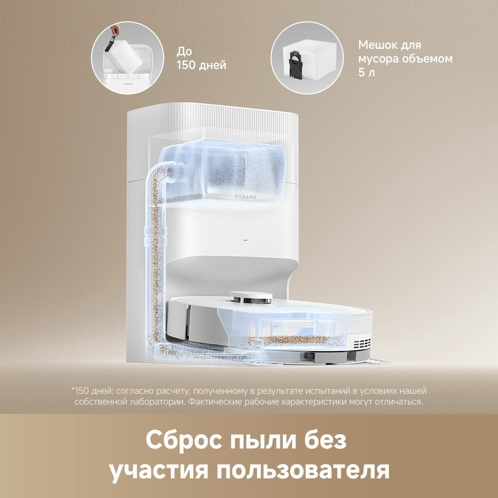 Робот-пылесос DREAME Robot Vacuum D20 Plus белый купить,154990