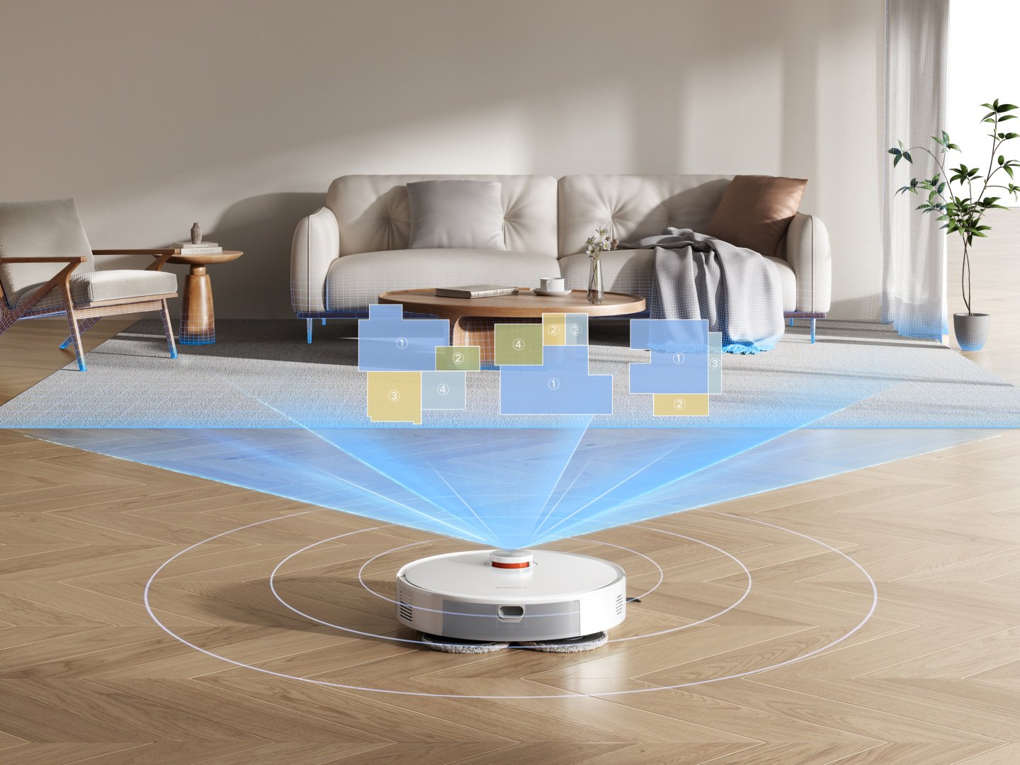 Робот-пылесос Xiaomi Robot Vacuum S40 Pro OV71GL белый купить,229485