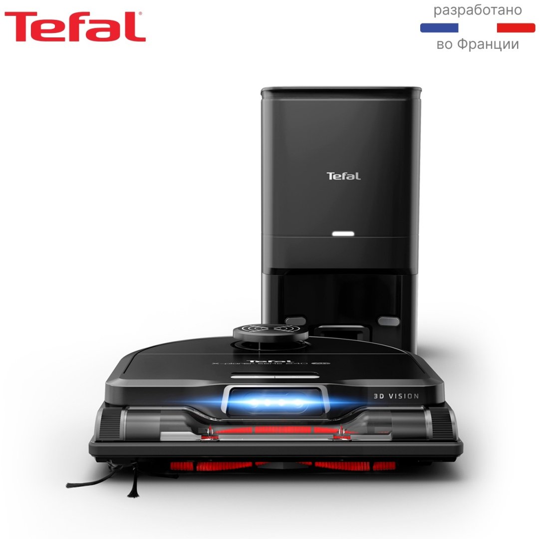 Робот-пылесос Tefal X-PLORER Serie 240+Animal &amp; Allergy RG9695WH черный купить,NaN