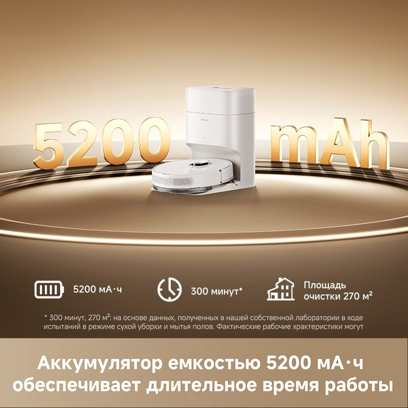 Робот-пылесос DREAME Robot Vacuum F10 Plus RLF11SE белый купить,NaN