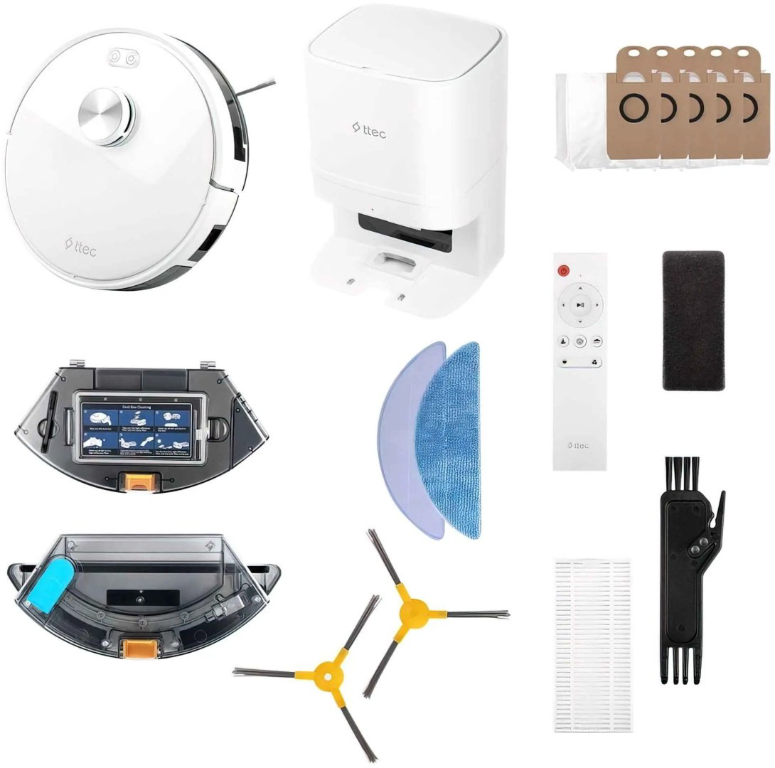 Робот-пылесос Ttec Robi ProMaster+ 2RS04 белый - ForteMarket Робот-пылесос Ttec Robi ProMaster+ 2RS04 белый купить,286664