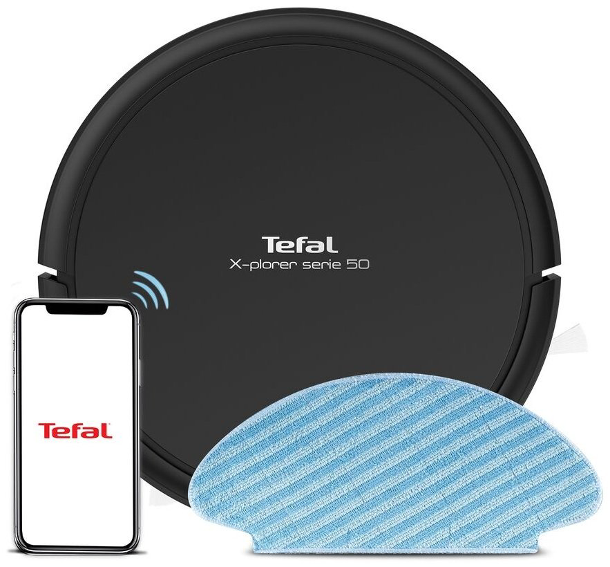 Робот-пылесос Tefal X-plorer Serie 50 RG7365WH черный купить,207990