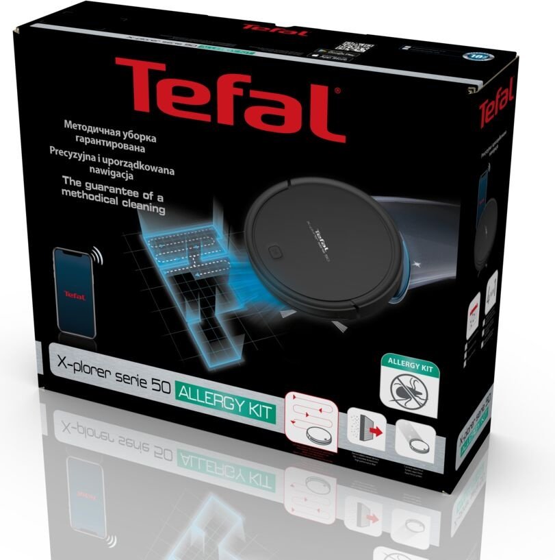 Робот-пылесос Tefal X-plorer Serie 50 RG7365WH черный купить,207990