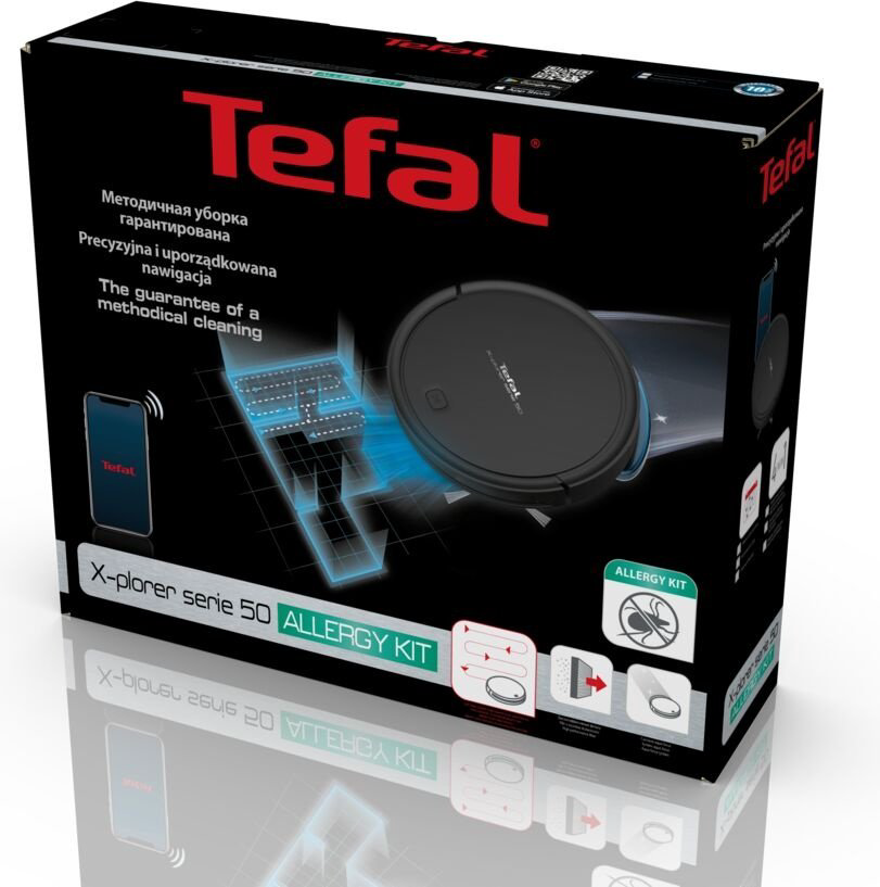 Робот-пылесос Tefal X-plorer Serie 50 RG7365WH черный купить,207990