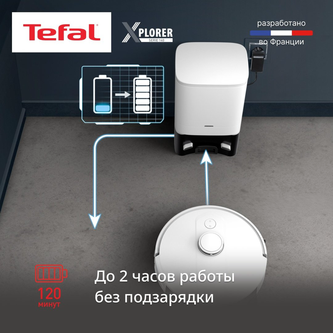 Робот-пылесос Tefal RG9177WH белый - ForteMarket Робот-пылесос Tefal RG9177WH белый купить,245981