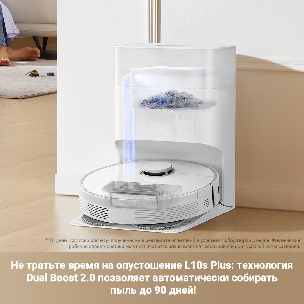 Робот-пылесос DREAME L10s Plus RLL42SD белый