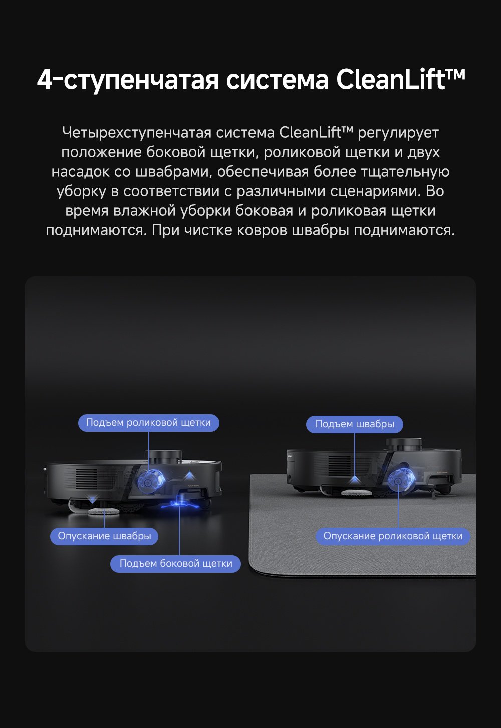 Робот-пылесос TROUVER Z50 Ultra RLZ92CE черный купить,379989