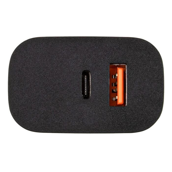 Сетевое зарядное устройство Lp Usb-C Pd 3.0 + Usb Qc 3.0 18W Power Series черное купить,NaN