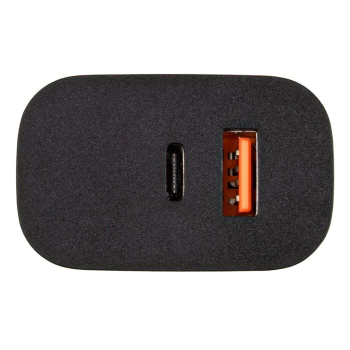 Сетевое зарядное устройство Lp Usb-C Pd 3.0 + Usb Qc 3.0 18W Power Series черное купить,NaN