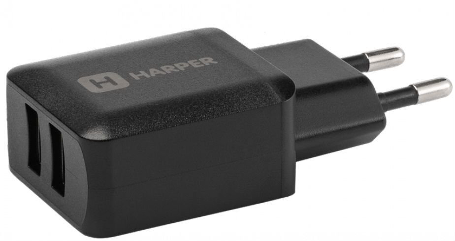 Сетевое зарядное устройство Harper Wch-8220 Black купить,NaN