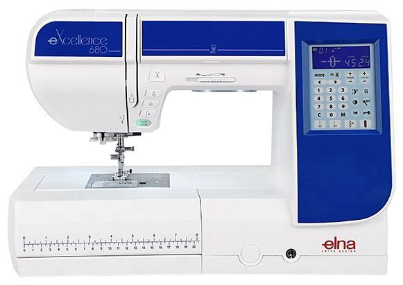 Швейная машина Elna Excellence 680 белая купить,NaN