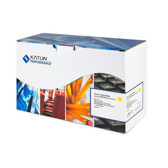 Картридж Katun CE402A желтый купить,NaN