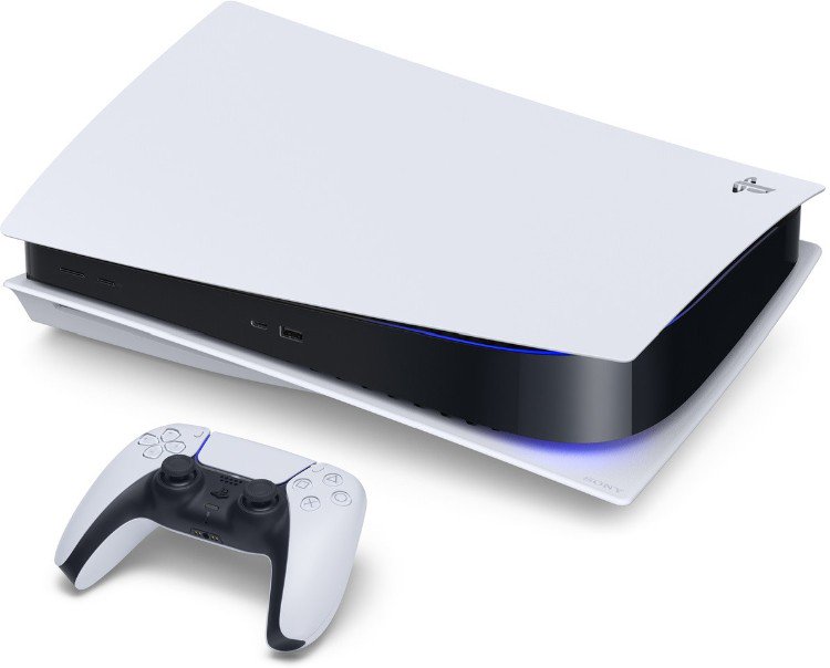 Sony PlayStation 5 825GB белый + 2 геймпада + FIFA23 + MK11 + GTA5 + UFC4