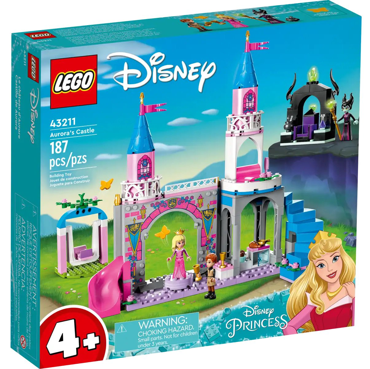 Конструктор Lego Friends Замок Авроры Disney Princess 43211 187 деталей купить,NaN
